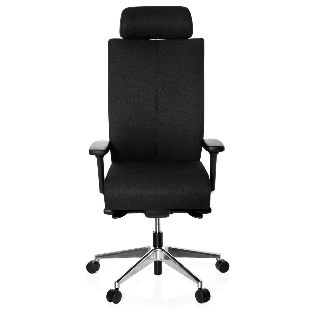 Siège de bureau / siège pivotant hjh OFFICE PRO-TEC XXL tissu, noir