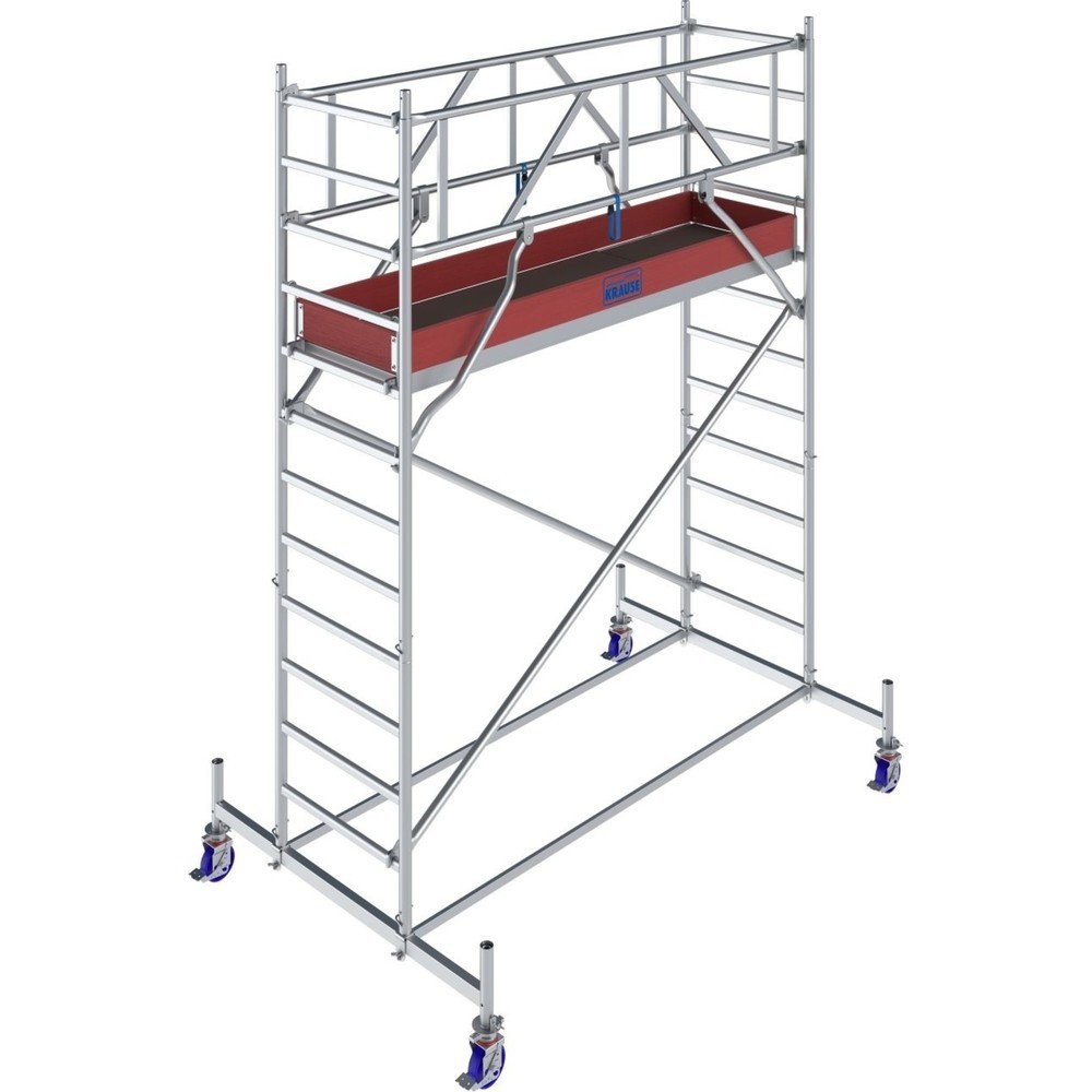 KRAUSE® Échafaudage roulant STABILO S10 longueur de travée 2,50, hauteur de travail 4,40