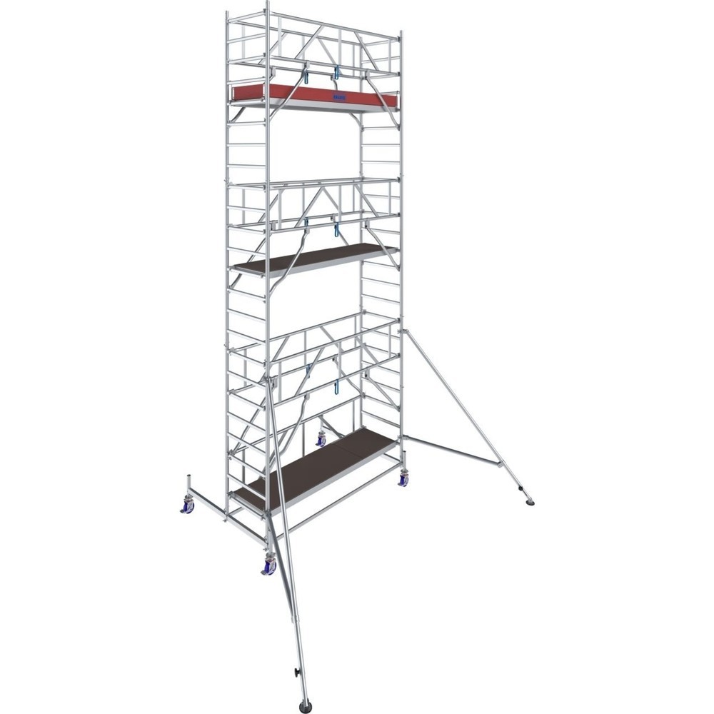 KRAUSE® Échafaudage roulant STABILO S10 longueur de travée 2,50, hauteur de travail 7,40