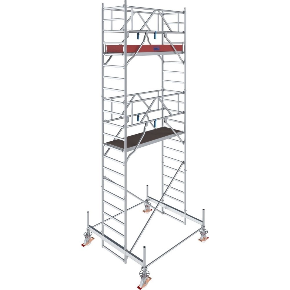 KRAUSE® Échafaudage roulant STABILO S100 longueur de travée 2,00, hauteur de travail 6,50