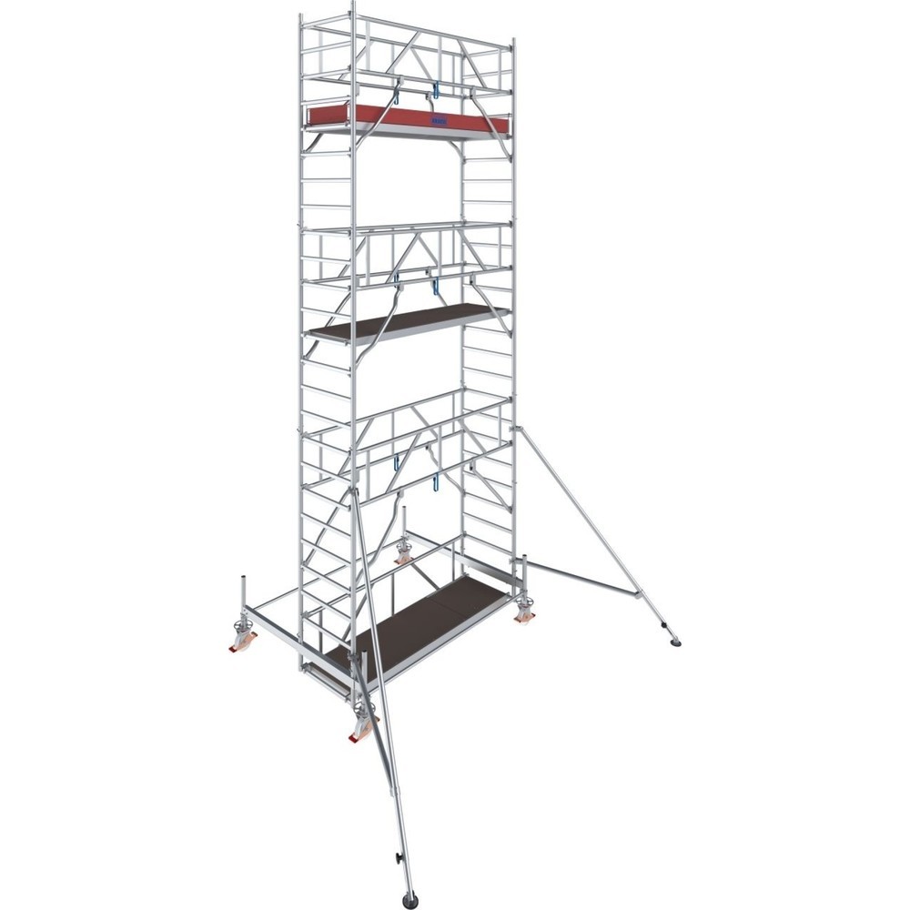 KRAUSE® STABILO Échafaudage roulant S100, longueur de travée 2,50, hauteur de travail 7,50