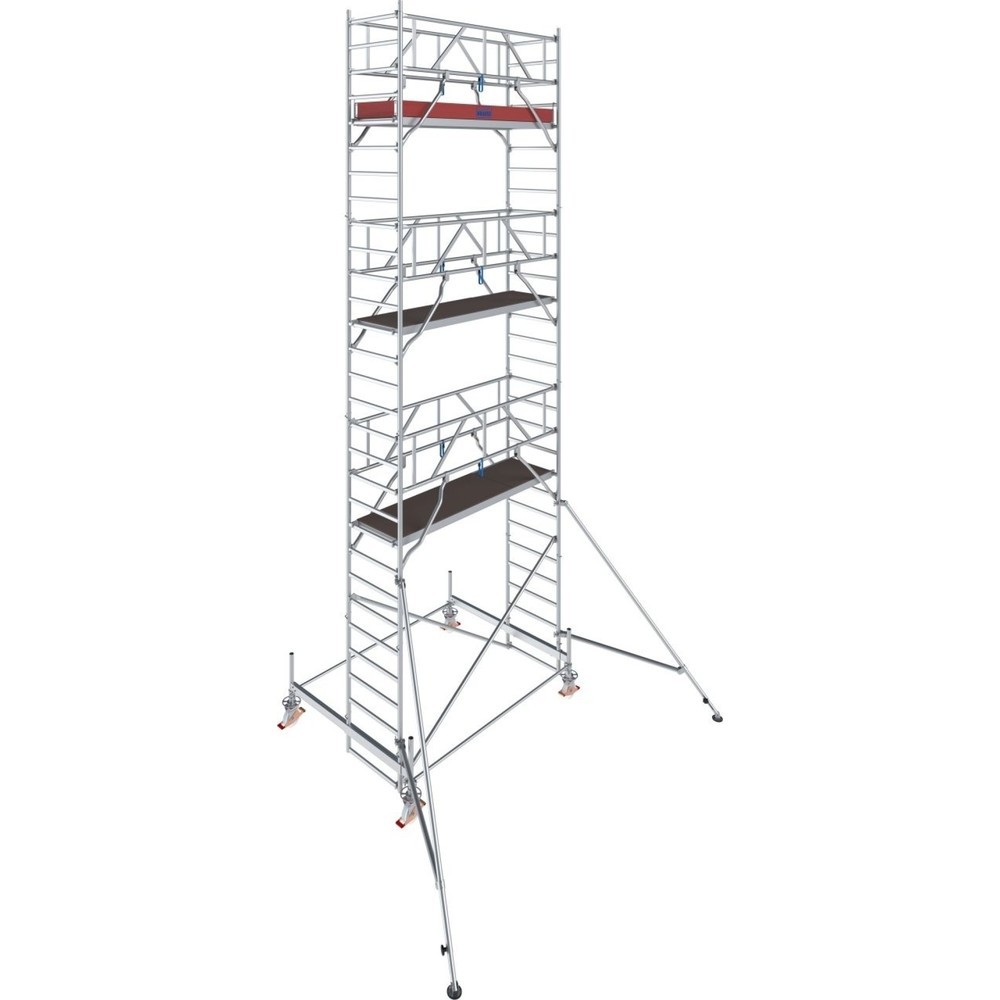 KRAUSE® STABILO Échafaudage roulant S100, longueur de travée 2,50, hauteur de travail 8,50