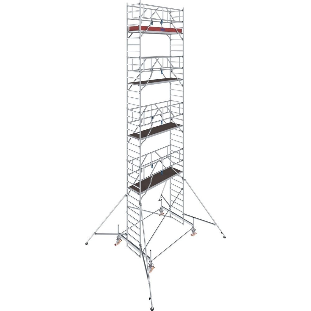 KRAUSE® STABILO Échafaudage roulant S100, longueur de travée 2,50, hauteur de travail 10,50