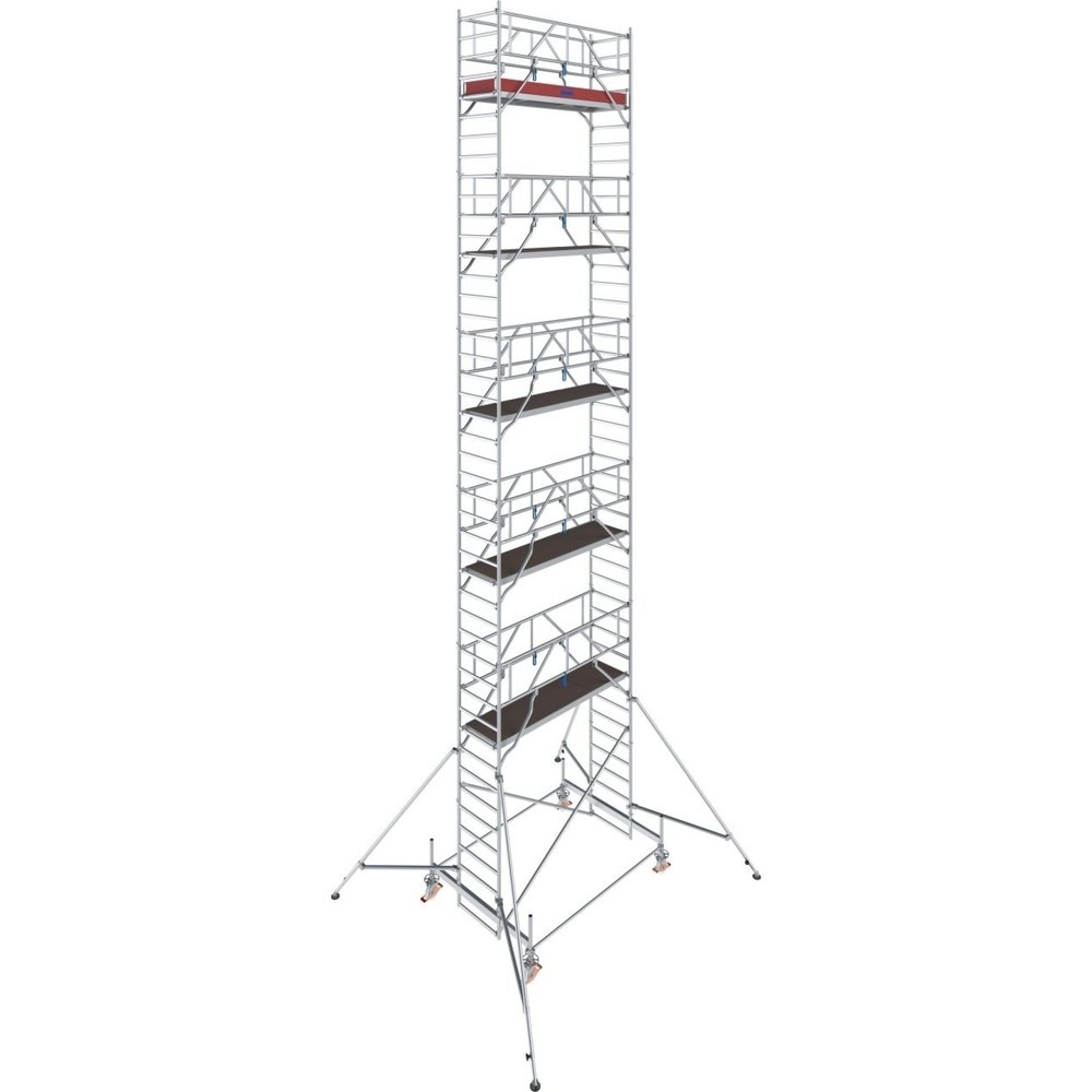 KRAUSE® STABILO Échafaudage roulant S100, longueur de travée 2,50, hauteur de travail 12,50