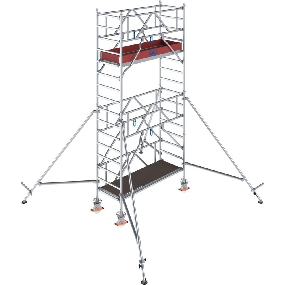 KRAUSE® Échafaudage roulant STABILO S1000 longueur de travée 2,00, hauteur de travail 5,30