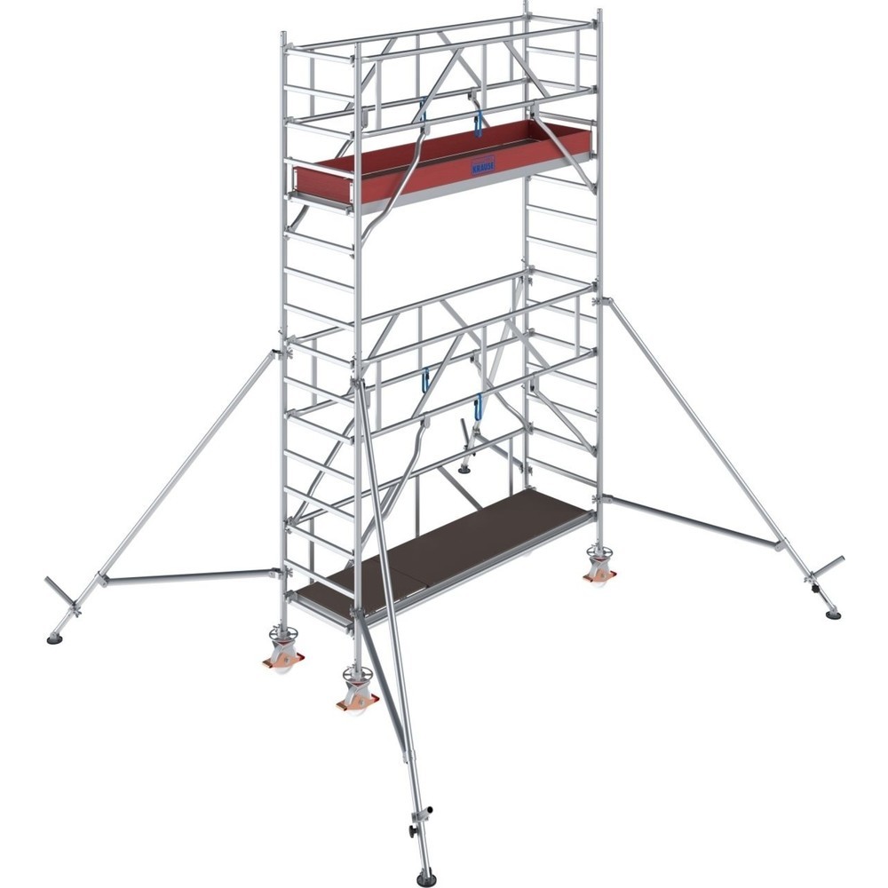 KRAUSE® Échafaudage roulant STABILO S1000 longueur de travée 2,50, hauteur de travail 5,30