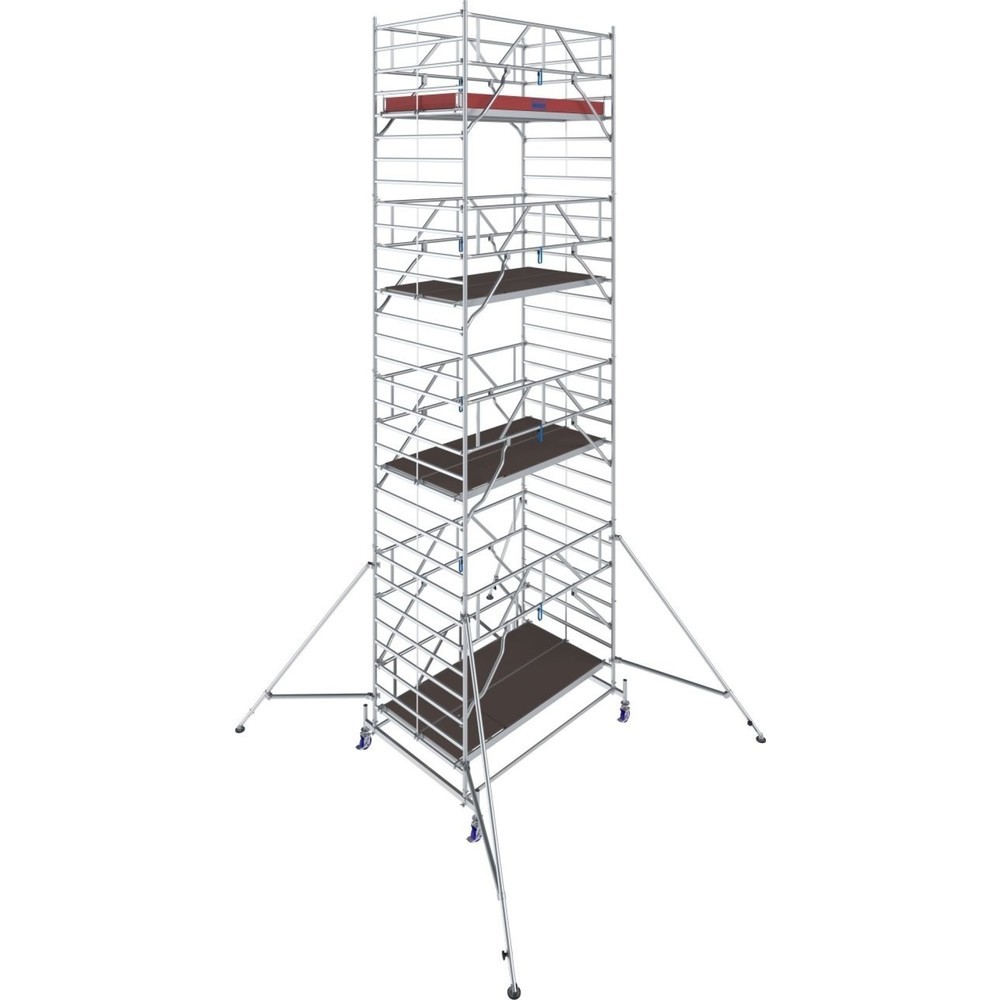 KRAUSE® Échafaudage roulant STABILO S50 longueur de travée 2,50, hauteur de travail 9,40