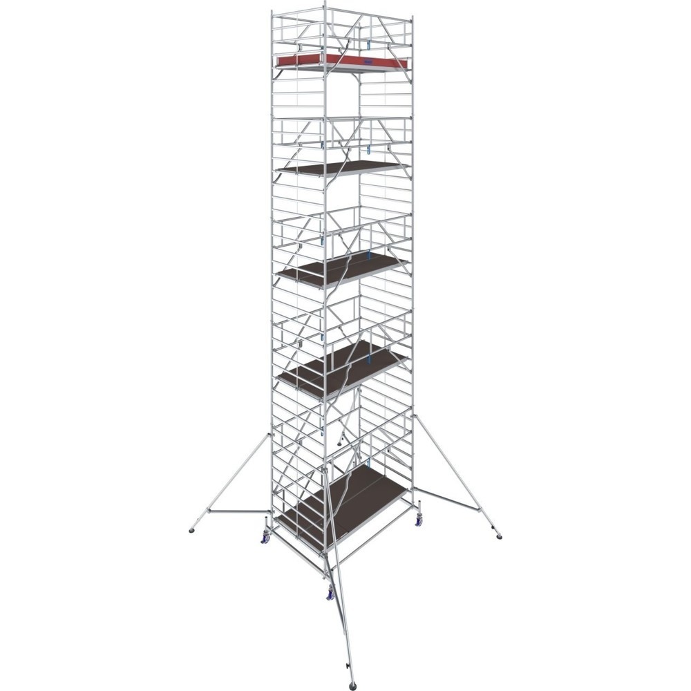 KRAUSE® Échafaudage roulant STABILO S50 longueur de travée 2,50, hauteur de travail 11,40