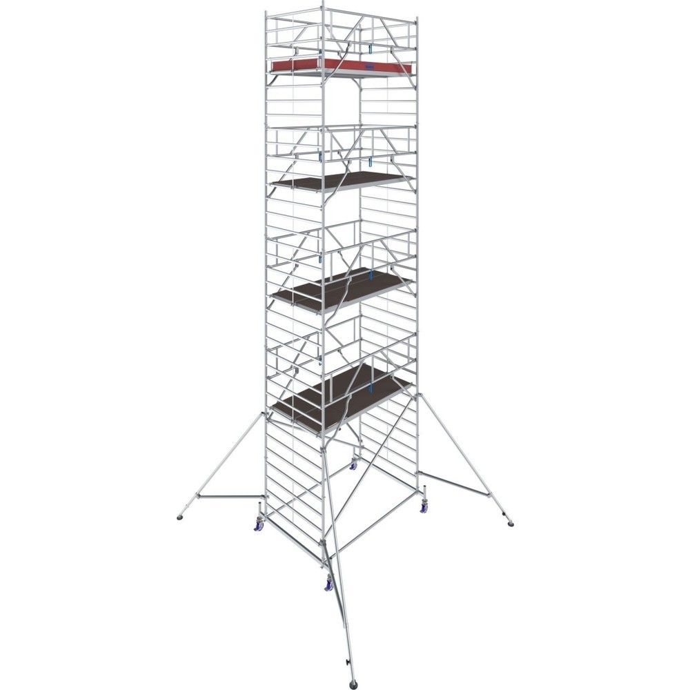 KRAUSE® Échafaudage roulant STABILO S50 longueur de travée 2,50, hauteur de travail 10,40