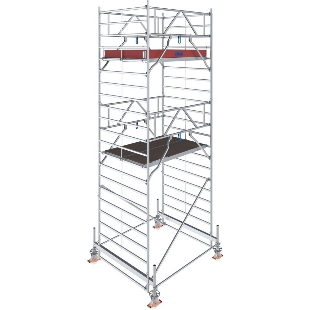 KRAUSE® Échafaudage roulant STABILO S500 longueur de travée 2,00, hauteur de travail 6,50