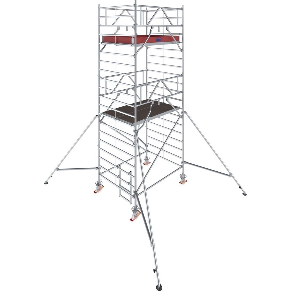 KRAUSE® Échafaudage roulant STABILO S5000 longueur de travée 2,00, hauteur de travail 6,30