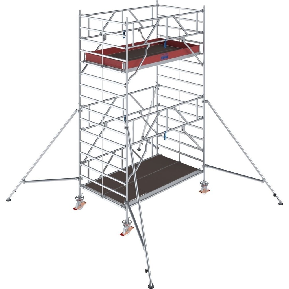 KRAUSE® Échafaudage roulant STABILO S5000 longueur de travée 2,50, hauteur de travail 5,30