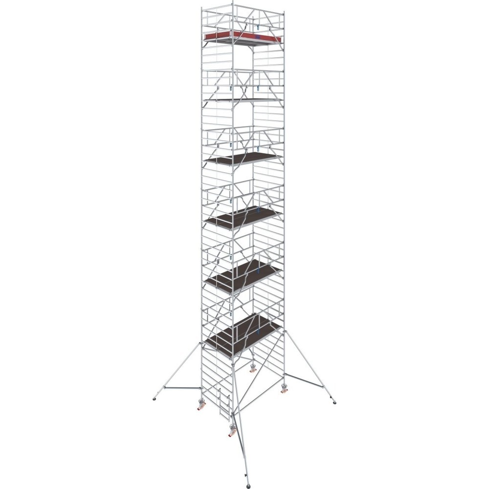 KRAUSE® Échafaudage roulant STABILO S5000 longueur de travée 2,50, hauteur de travail 14,3