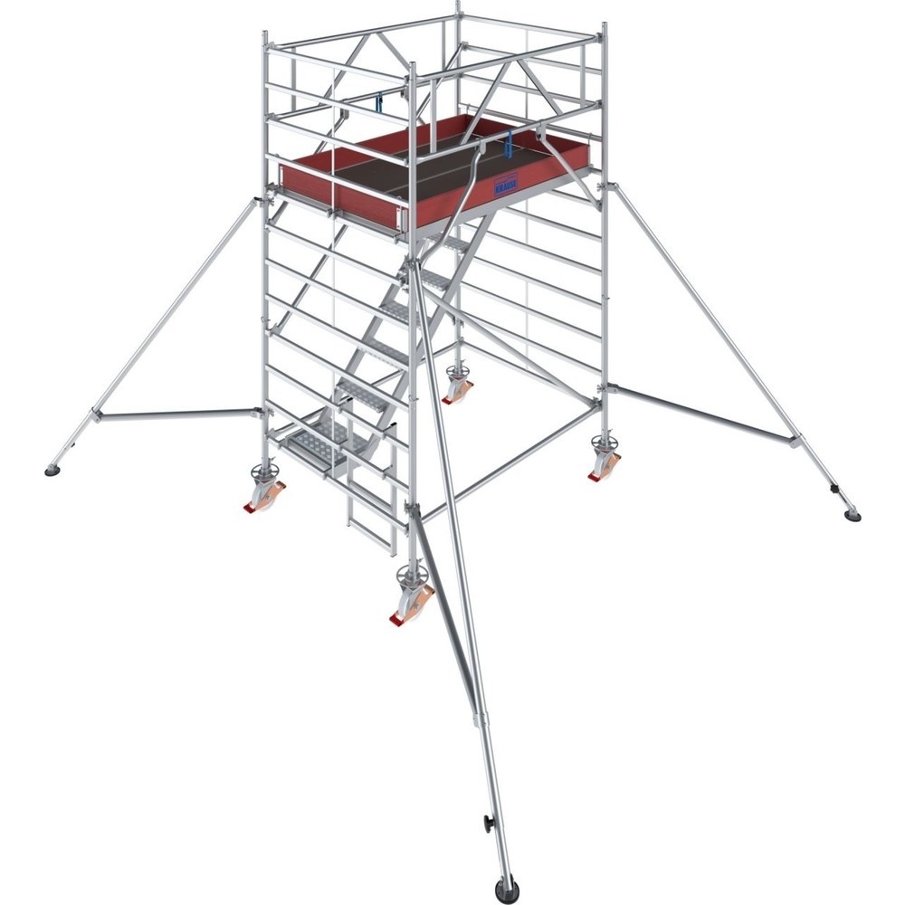 KRAUSE® STABILO Échafaudage roulant S5500, longueur de travée 2,00, hauteur de travail 4,30