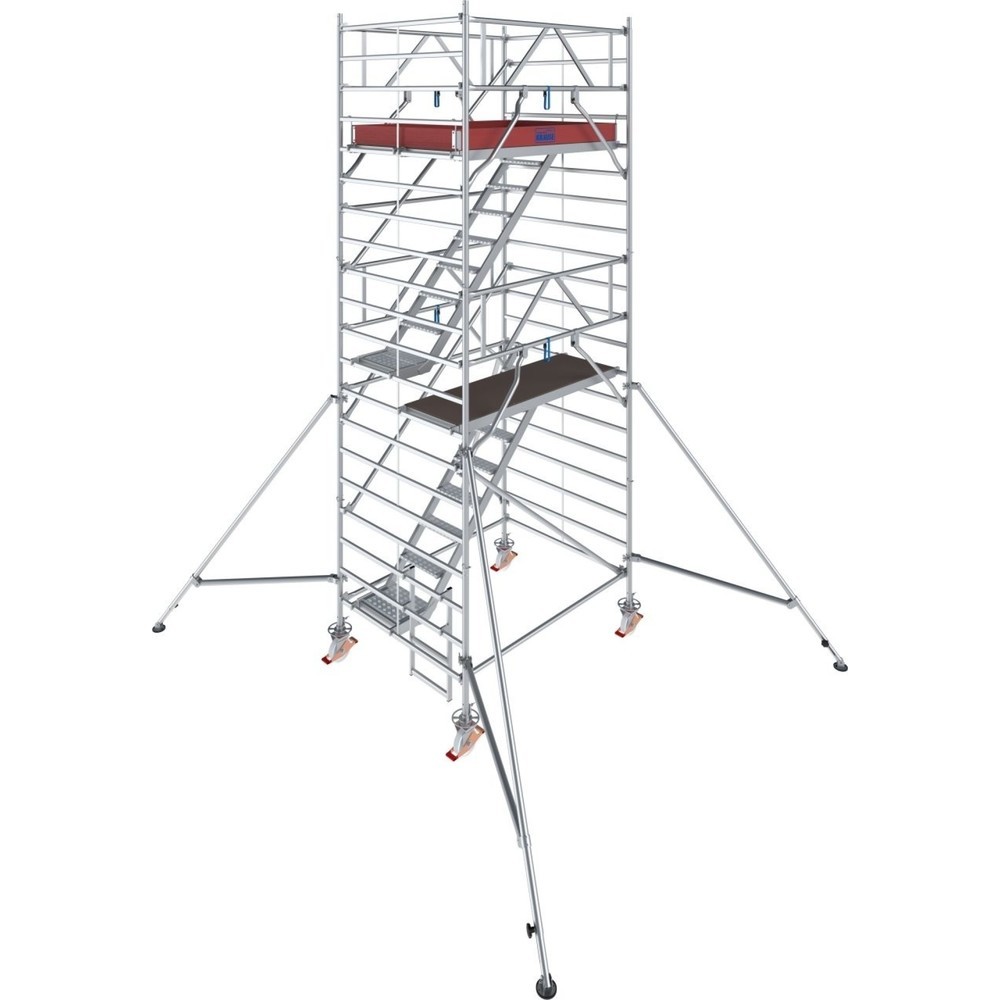 KRAUSE® STABILO Échafaudage roulant S5500, longueur de travée 2,00, hauteur de travail 6,30