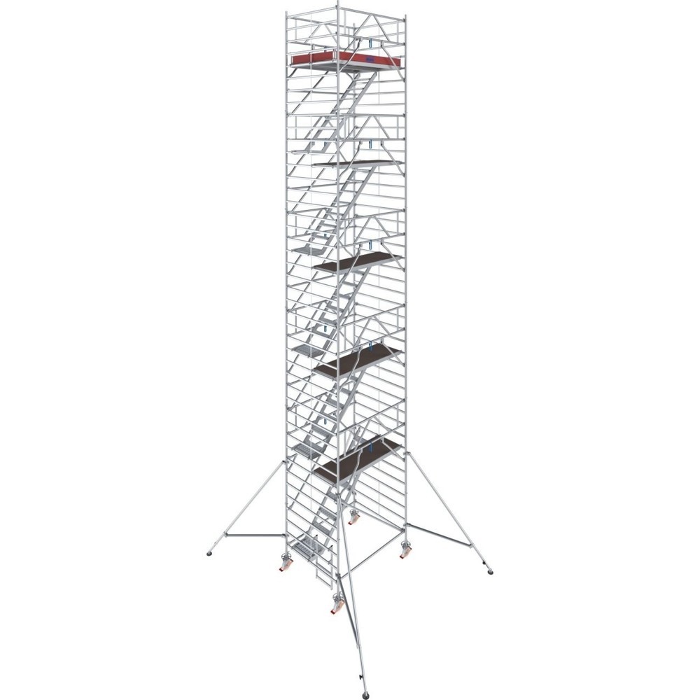 KRAUSE® STABILO Échafaudage roulant S5500, longueur de travée 2,00, hauteur de travail 12,3