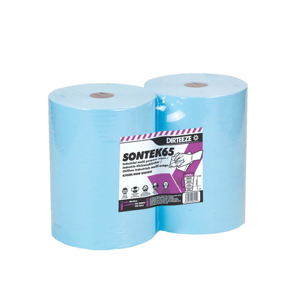 Lingettes industrielles SONTEK65, 2x 280 lingettes