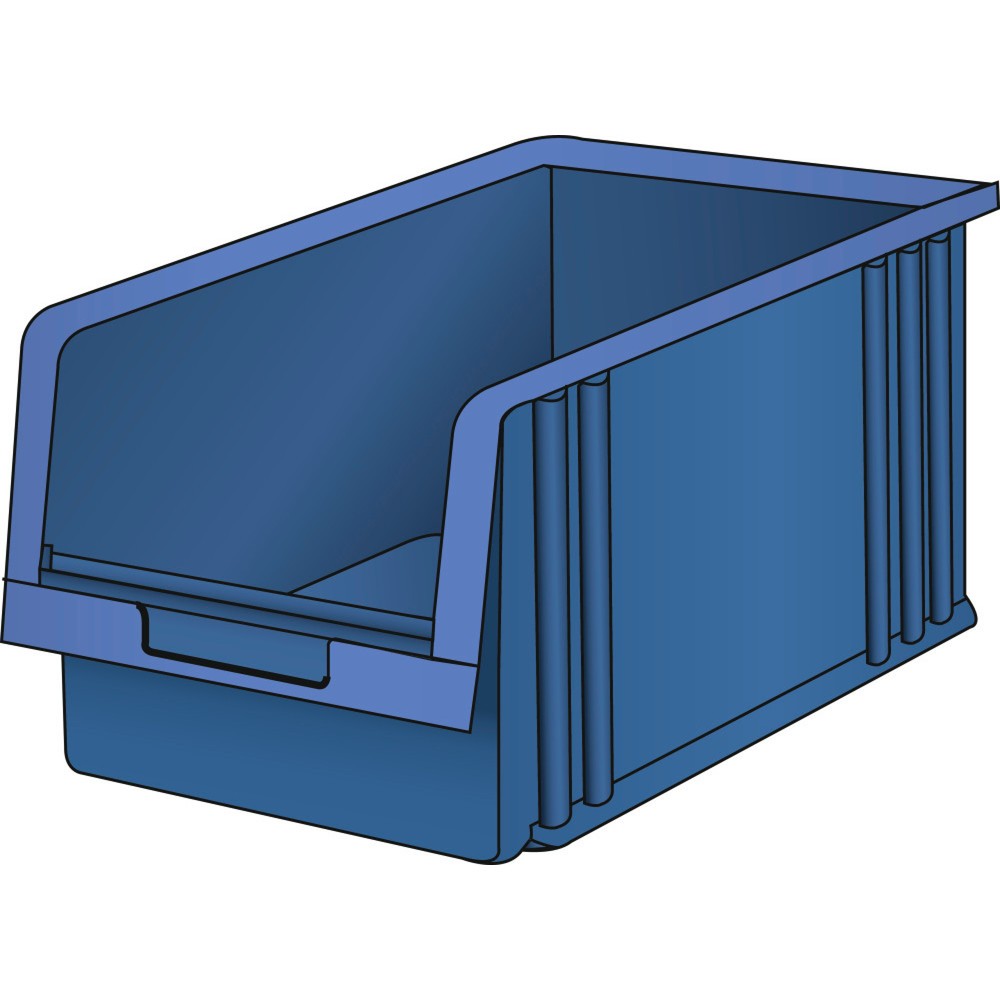 Récipients synoptiques LISTA, (lxPxH) 210x329x150 mm, taille 5Z, bleu