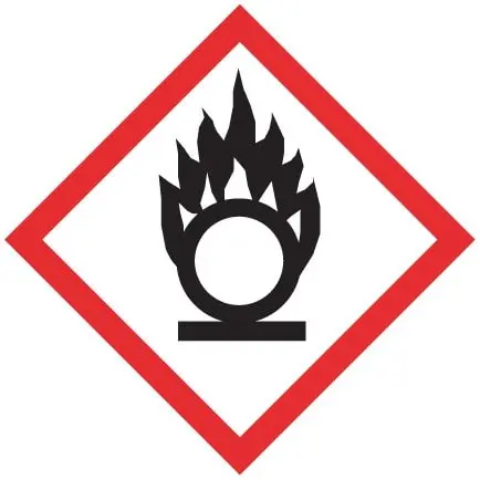 Pictogramme de danger pour les substances inflammables des catégories 1, 2 et 3