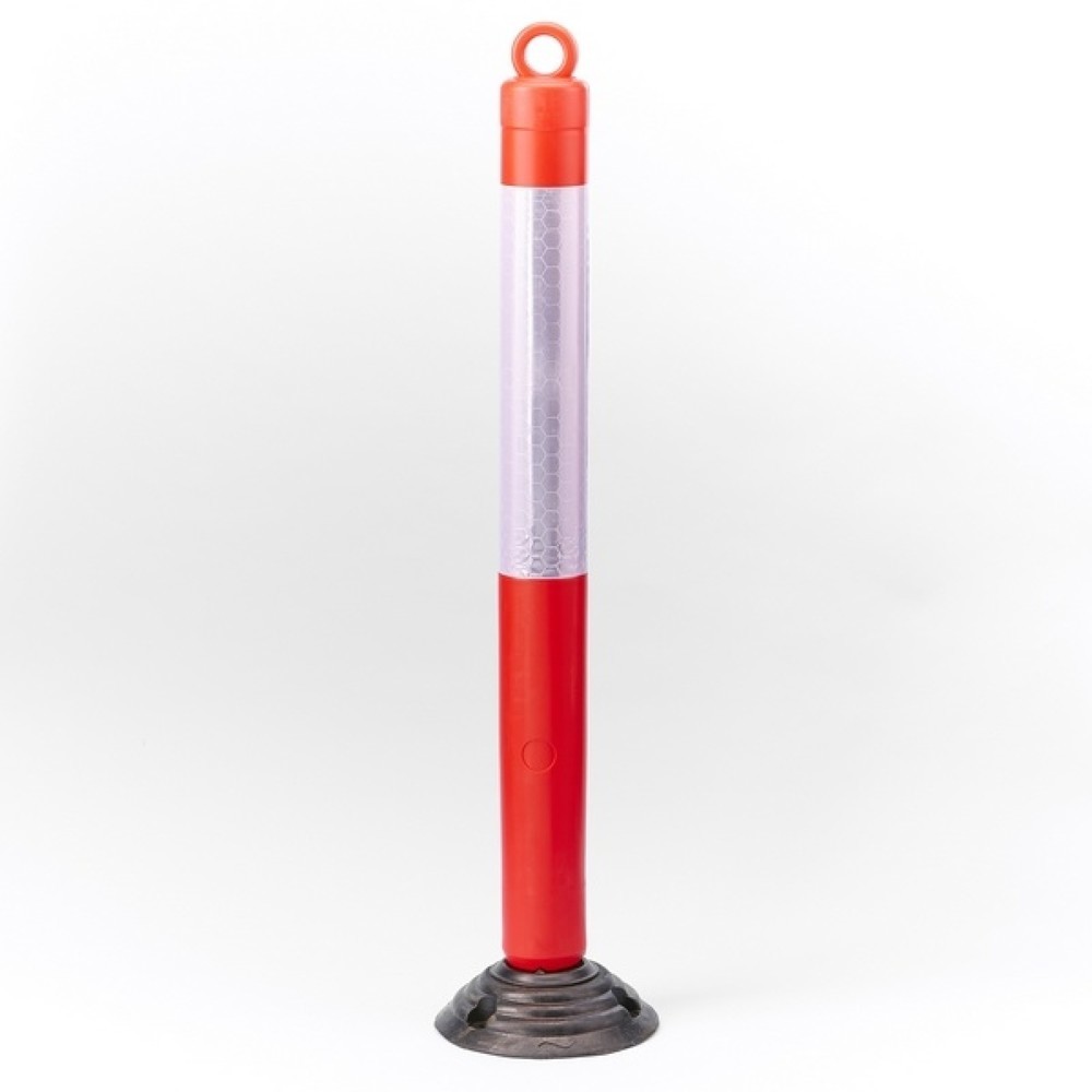 MOTTEZ Poteau de signalisation sur base flexible, hauteur 1 200 mm