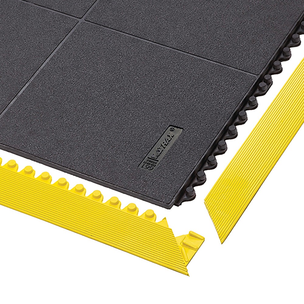 NoTrax Tapis anti-fatigue Cushion Ease Solid™ Nitrile, lxP 910 x 910 mm, noir