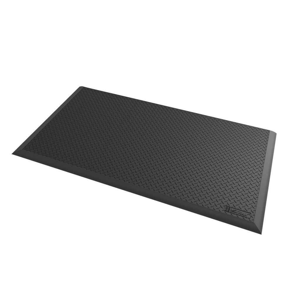 NoTrax Tapis de soudage pour poste de travail Diamond Flex™ Nitrile, lxP 970 x 1 630 mm, noir