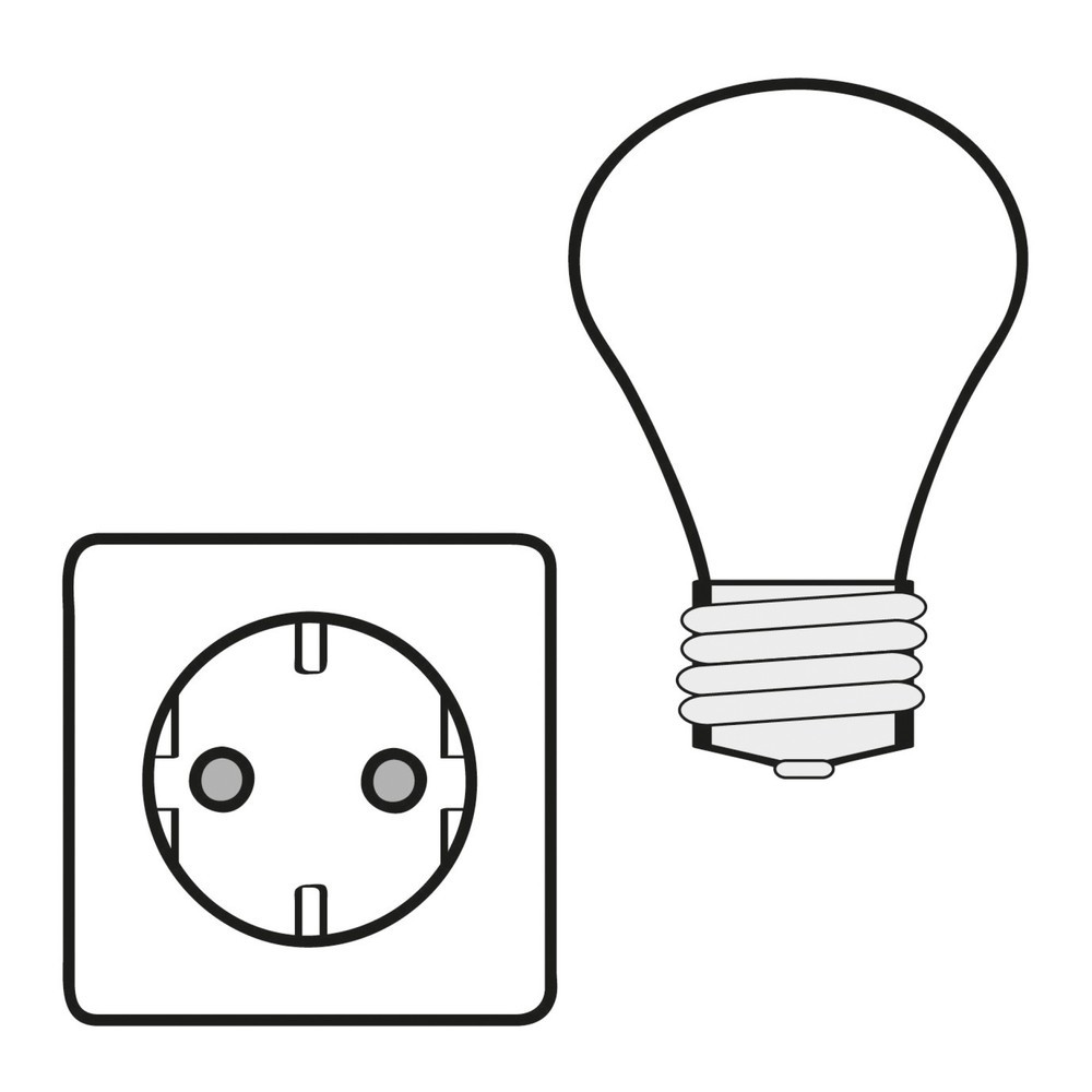 Pack d'installation électrique, 2x58 W-ALG (230V), pour conteneurs de produits dangereux 2000, 2500 et 4000 non isolés