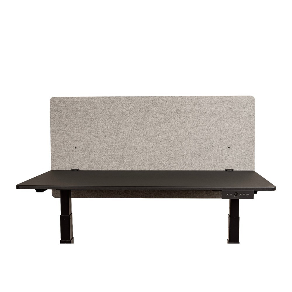 Panneau acoustique RECLAIM pour bureau, paroi arrière, largeur 1 200 mm, gris clair