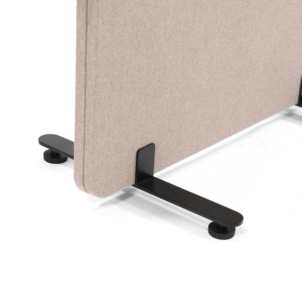 Numéro de l'image du produit 4: Système de parois de séparation mobiles acoustiques hjh OFFICE FLEXMIUT, lot de 2, taupe