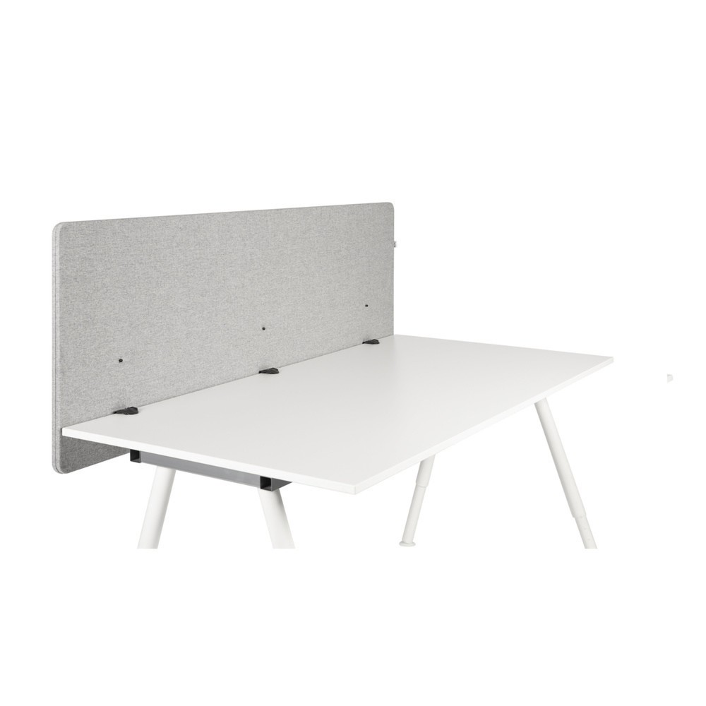 Paroi de séparation acoustique de bureau hjh OFFICE FLEXMIUT D 160 cm, gris clair