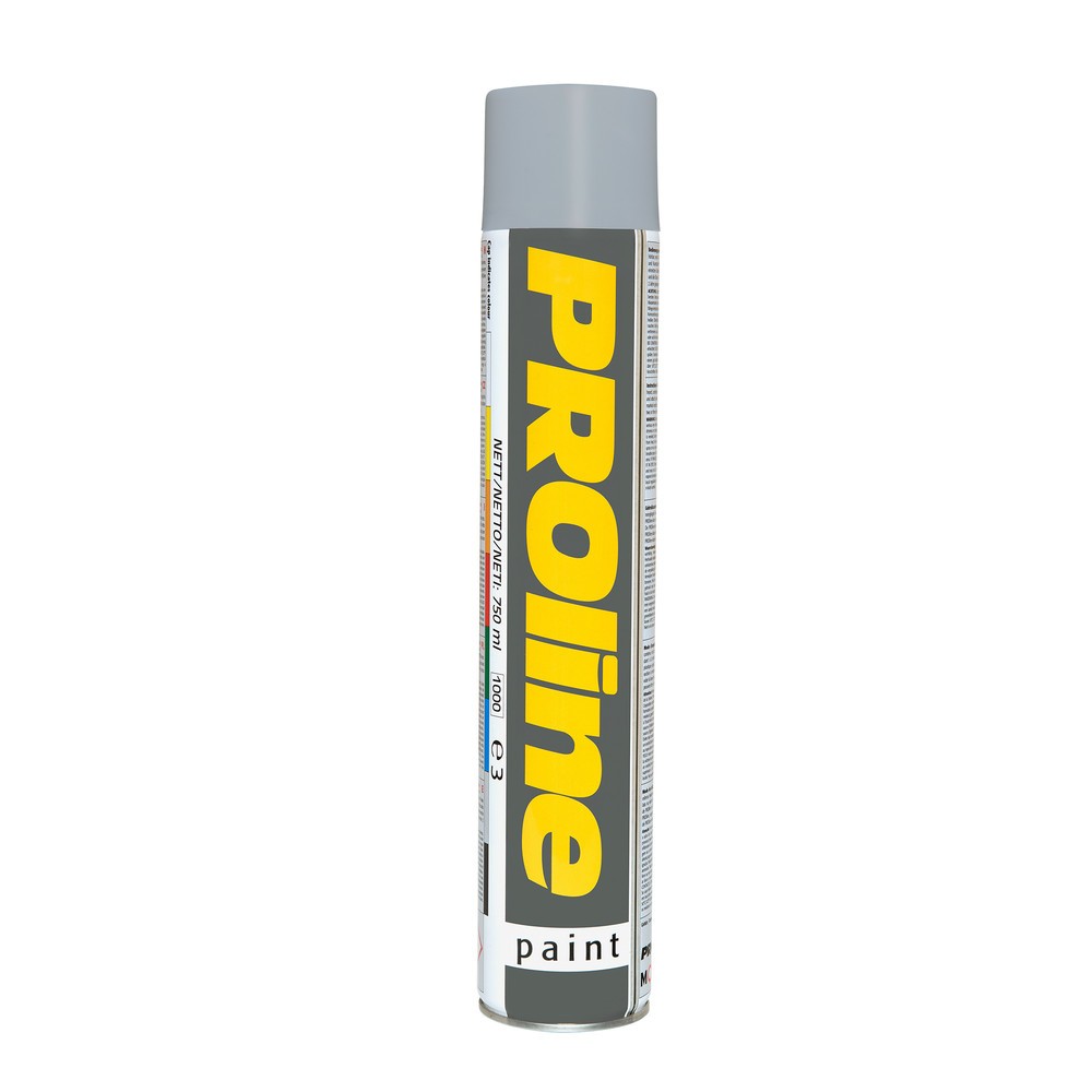 Peinture de marquage PROline-paint 0,75 l, 1 pces/UV, gris