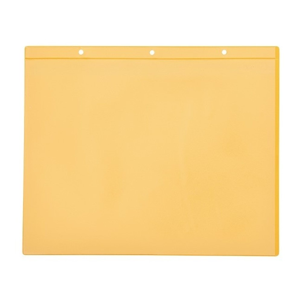 Porte-documents pour pied de palette, H x l 115 x 145 mm, jaune