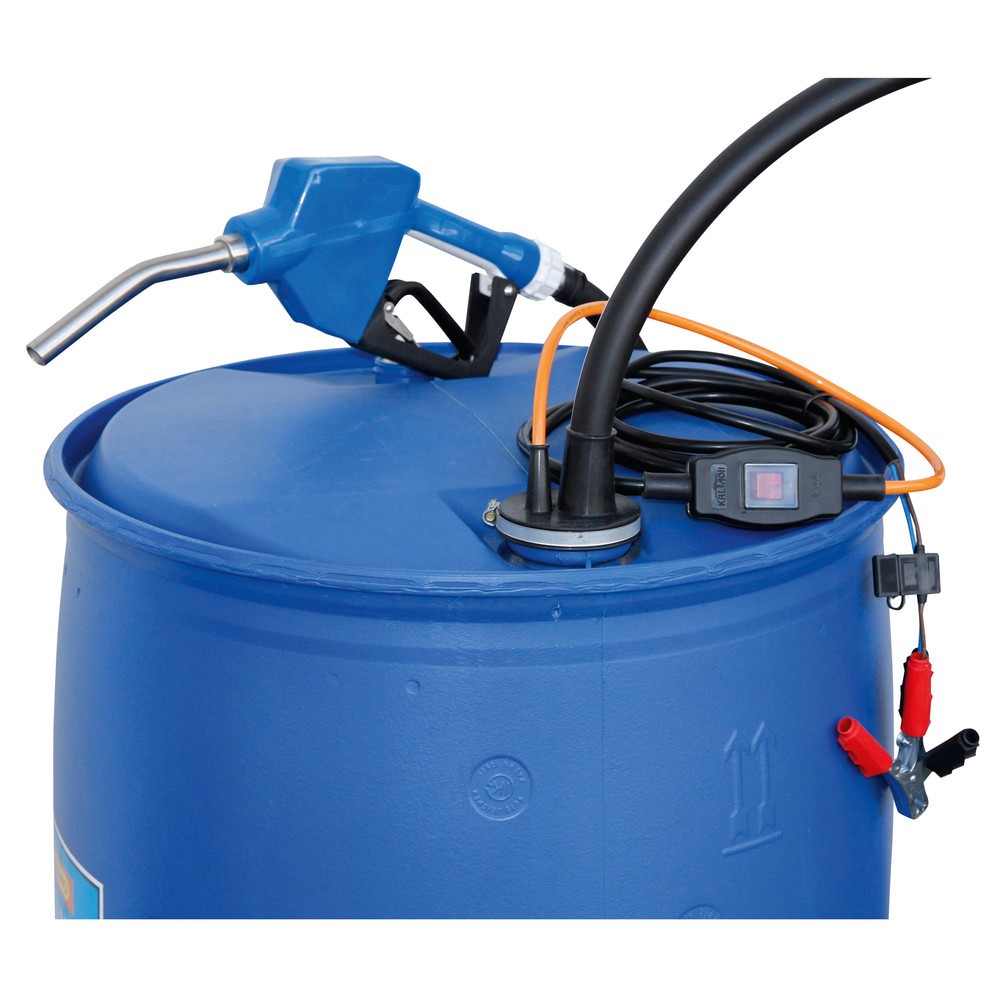 Pompe électrique CEMO AdBlue®, valve de distribution automatique, commutateur + pinces crocodiles