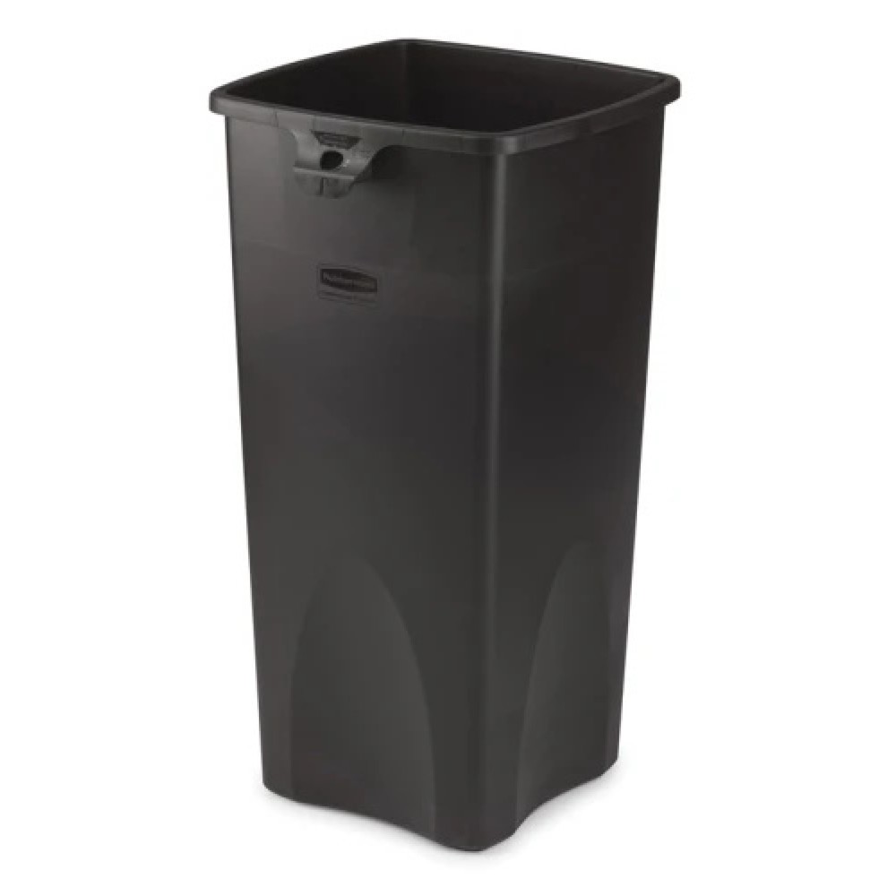 Collecteur de recyclage Rubbermaid®, 87 litres, noir