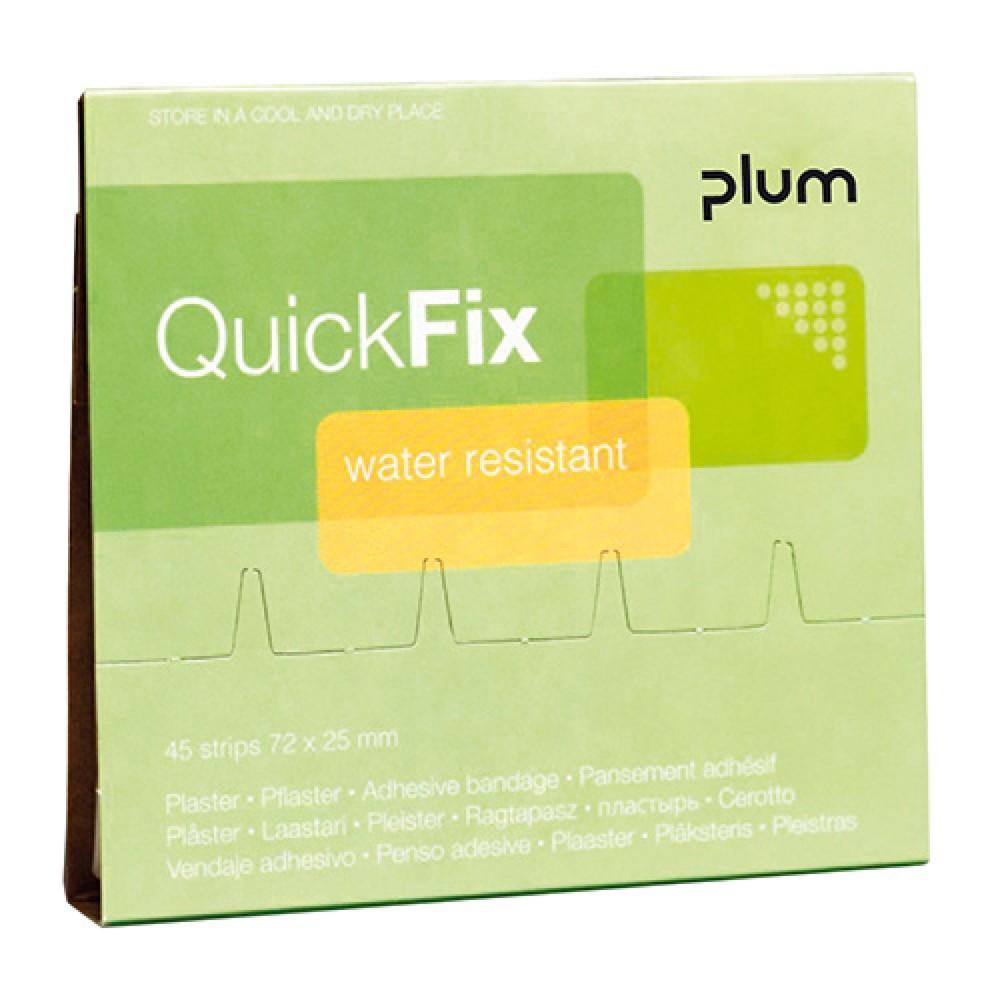 Pack de recharge pour distributeurs de pansements plum QuickFix, pansements résistants à l'eau