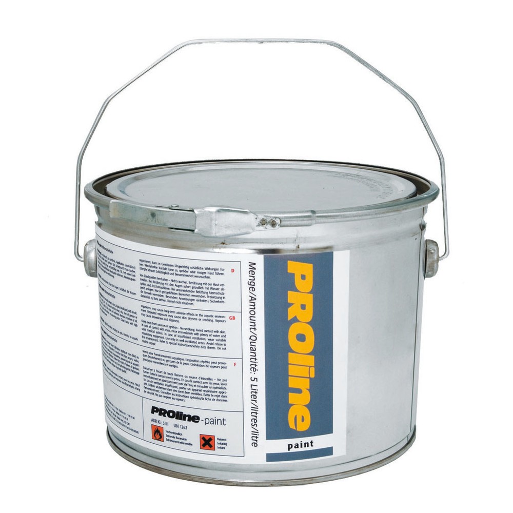 Revêtement de hangar PROline-paint, 5 l, mat, RAL 9016 blanc trafic