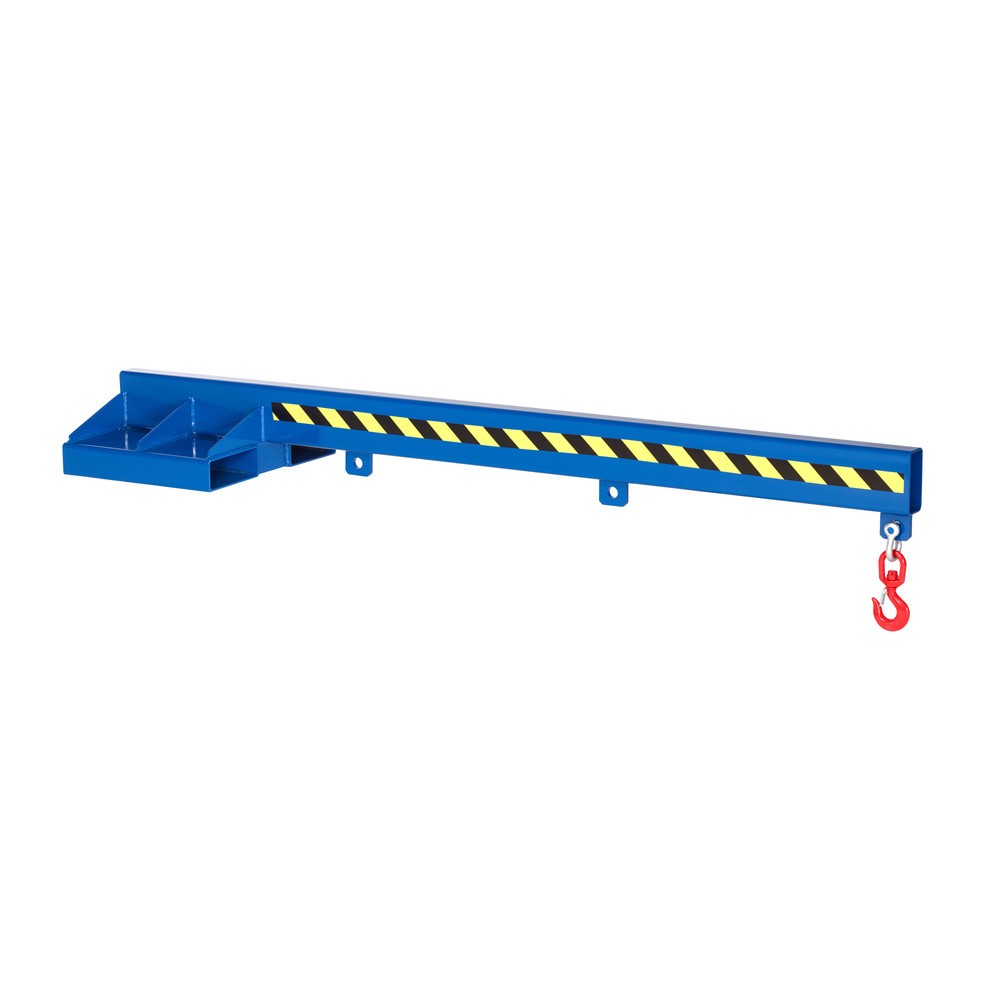 RR-Industrietechnik® Bras de charge type RLA, profondeur 2 400 mm, capacité de charge 500 - 5 000 kg, RAL 5010 bleu gentiane