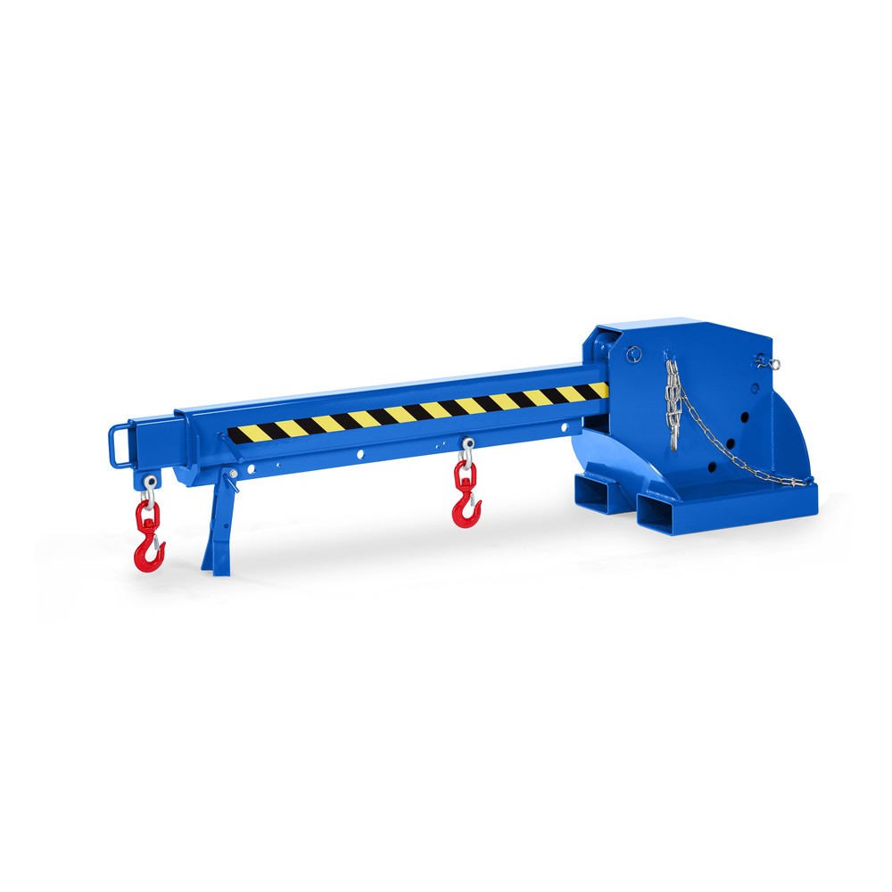 RR-Industrietechnik® Flèche de grue type RKT, capacité de charge 650 ‑ 3 000 kg, RAL 5010 bleu gentiane