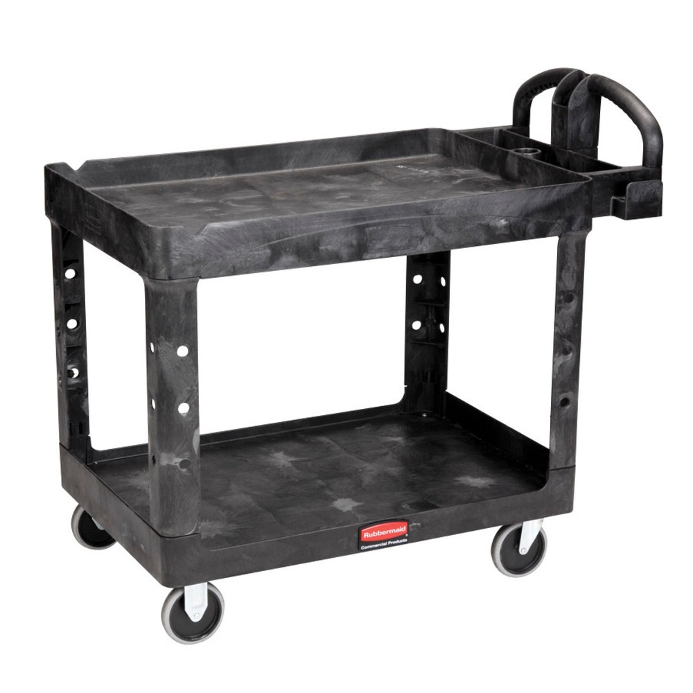 Rubbermaid® Chariot de transport M, capacité de charge 226 kg, noir