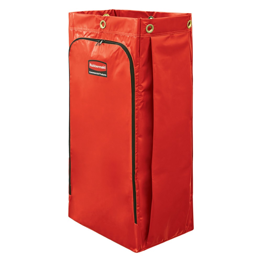 Sac de recyclage avec symbole de recyclage universel, 128 l, rouge