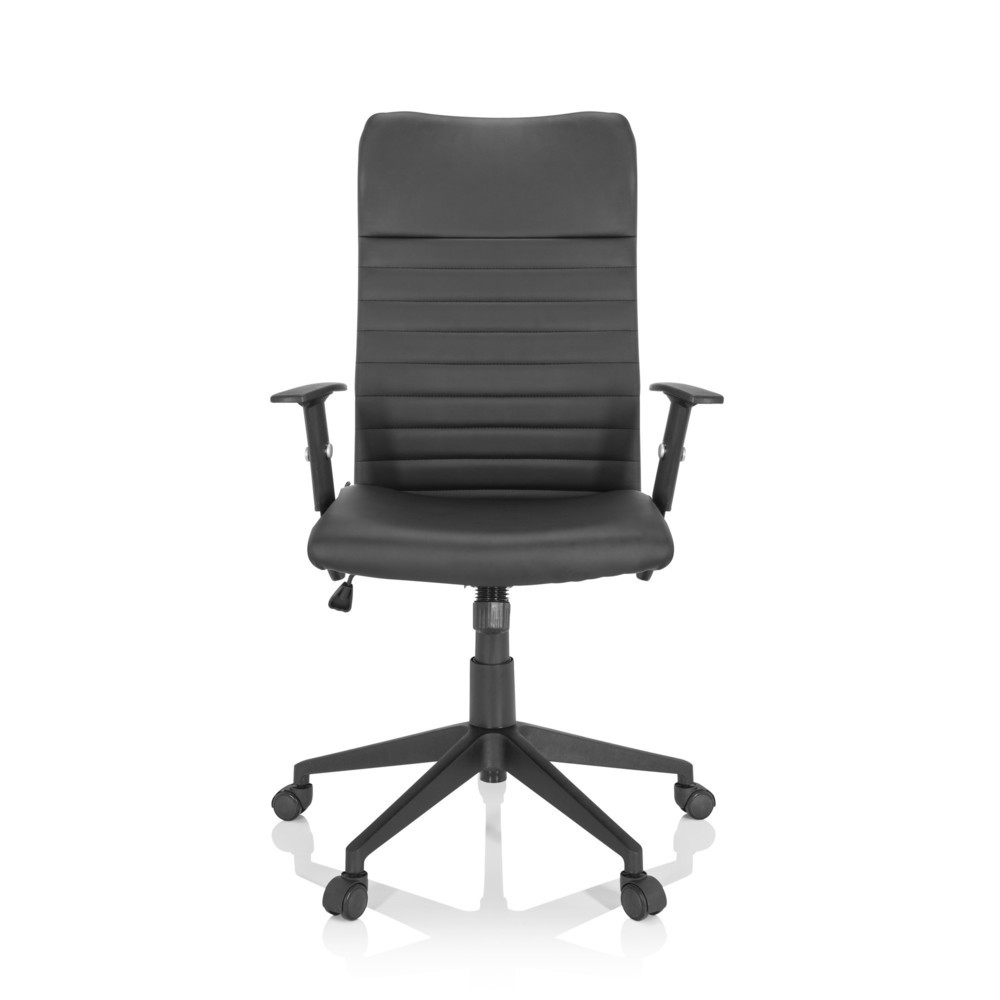 Siège de bureau / fauteuil de direction hjh OFFICE ARTON 30 similicuir, noir