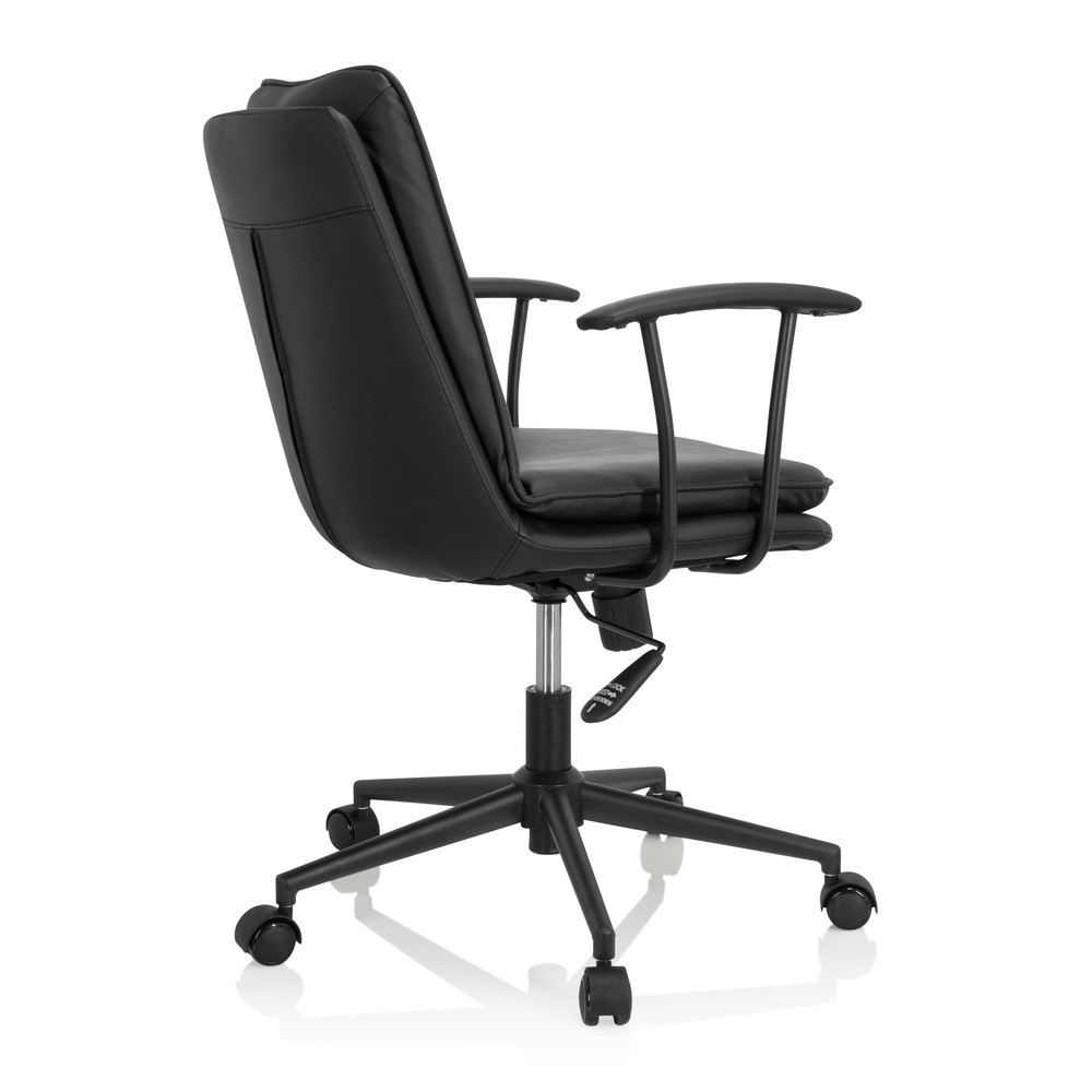 Numéro de l'image du produit 8: Chaise de bureau / chaise pivotante hjh OFFICE SMALLO similicuir, noir