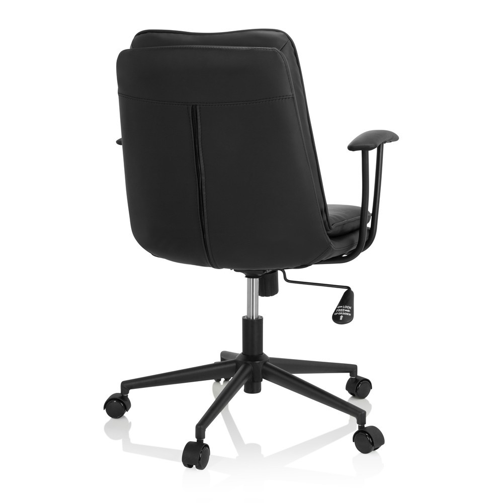 Numéro de l'image du produit 9: Chaise de bureau / chaise pivotante hjh OFFICE SMALLO similicuir, noir