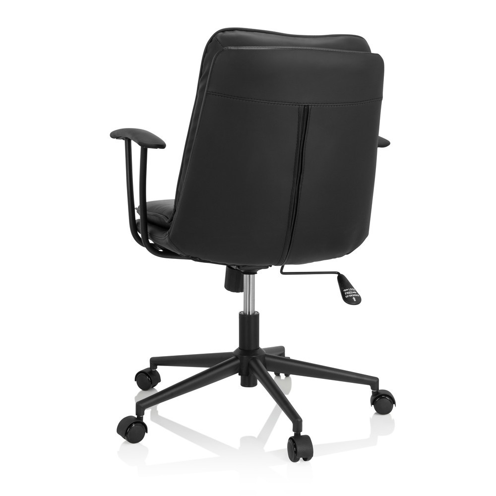 Numéro de l'image du produit 10: Chaise de bureau / chaise pivotante hjh OFFICE SMALLO similicuir, noir