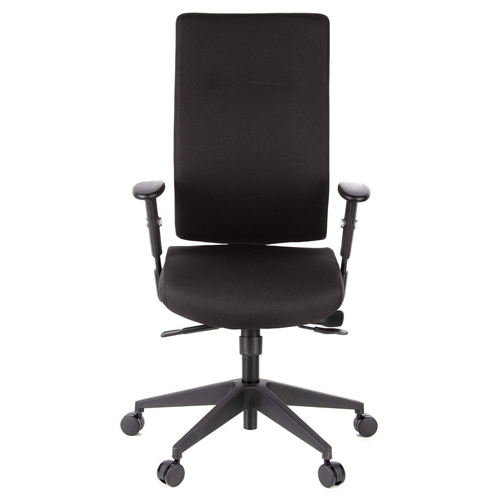 Siège de bureau / siège pivotant hjh OFFICE PRO TEC 300 tissu, noir