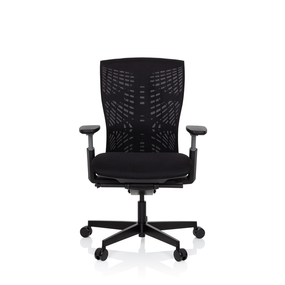 Siège de bureau / siège pivotant hjh OFFICE SKOPE maille, noir