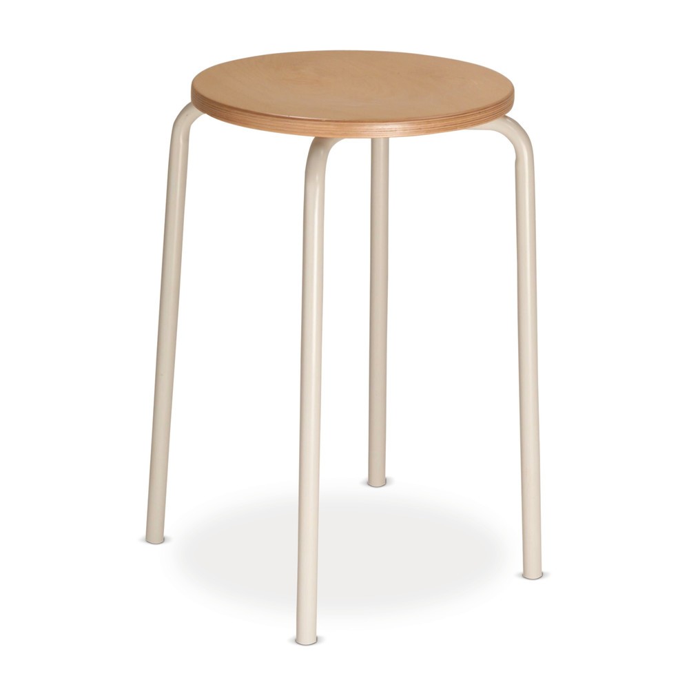 Tabouret empilable en hêtre