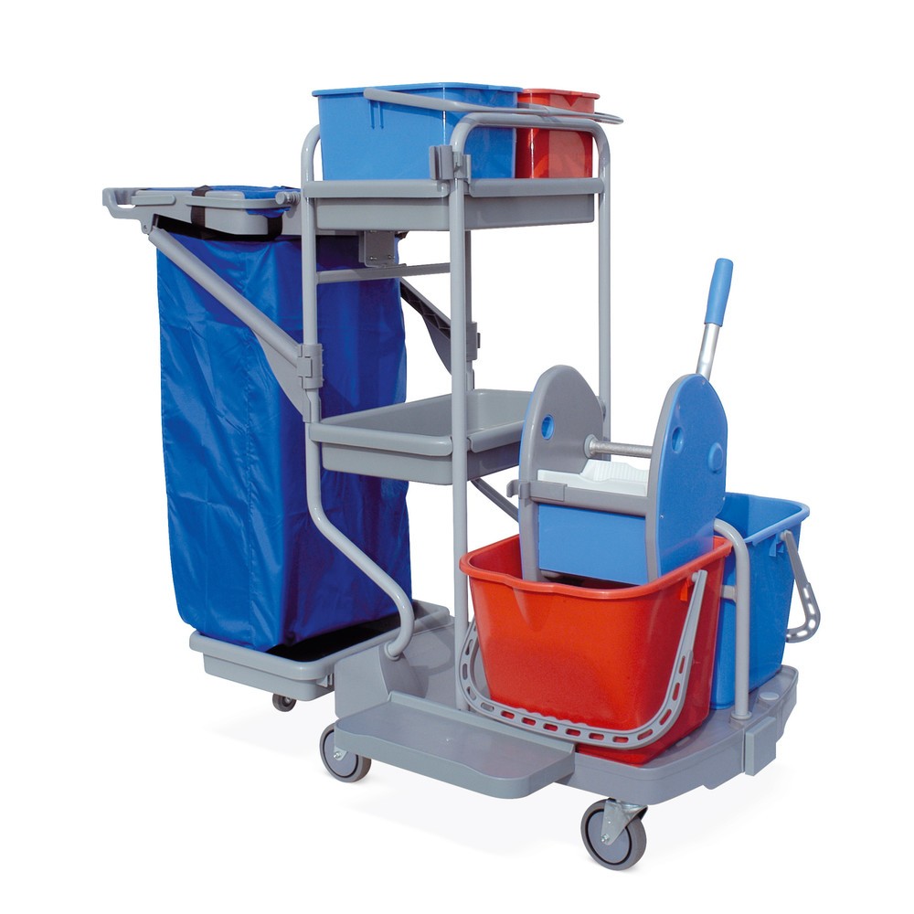 Chariot de nettoyage Rubbermaid HYGEN™, Haute sécurité