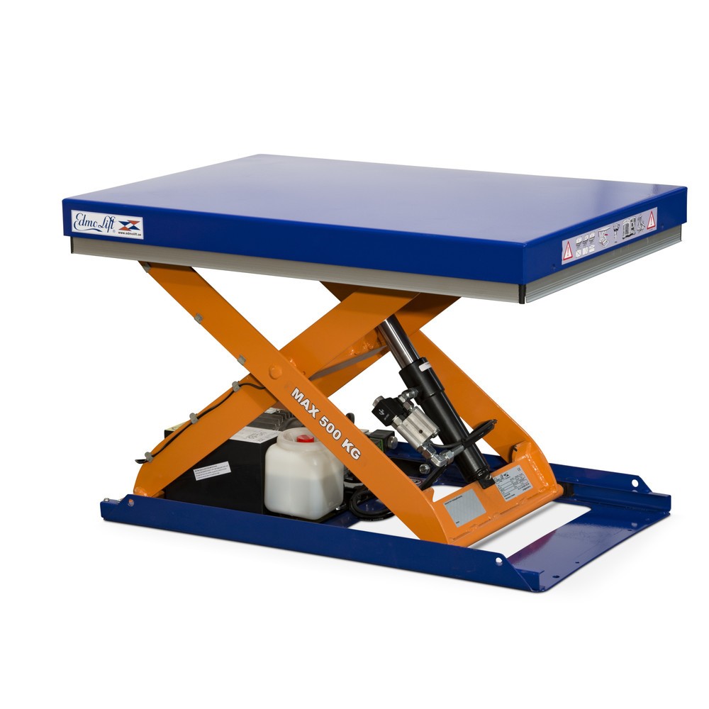 Table élévatrice à ciseaux EdmoLift® série C, TK 500 kg, plate-forme de 900 x 600 mm