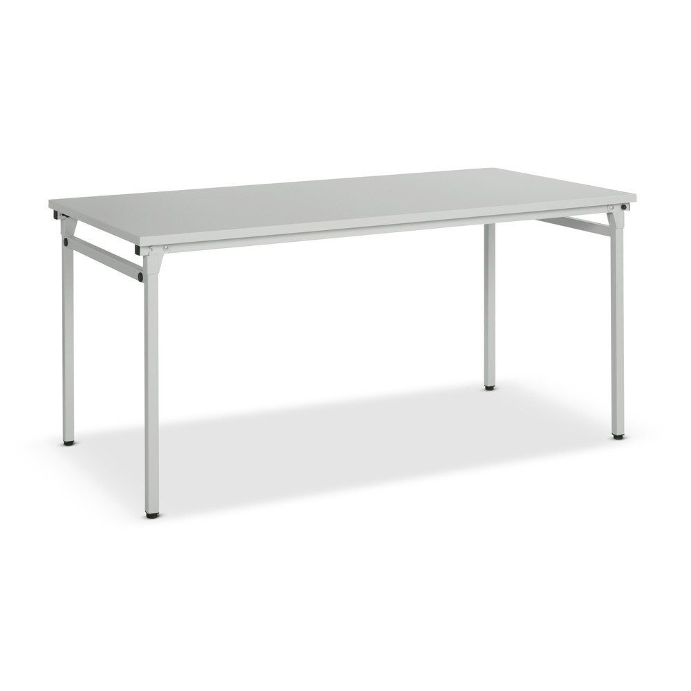 Table pliante multi-usages, surface insensible aux rayures, 4 pieds à patins de sol, HxlxP 750 x 1 600 x 800 mm